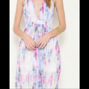 Watercolor Maxi, Flowy